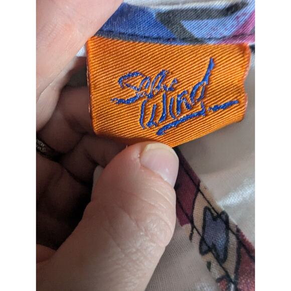 Sea Wind Womens Vtg Floral Muumuu Large Boho Pattern Geometric Print Tent Dress - Picture 6 of 6